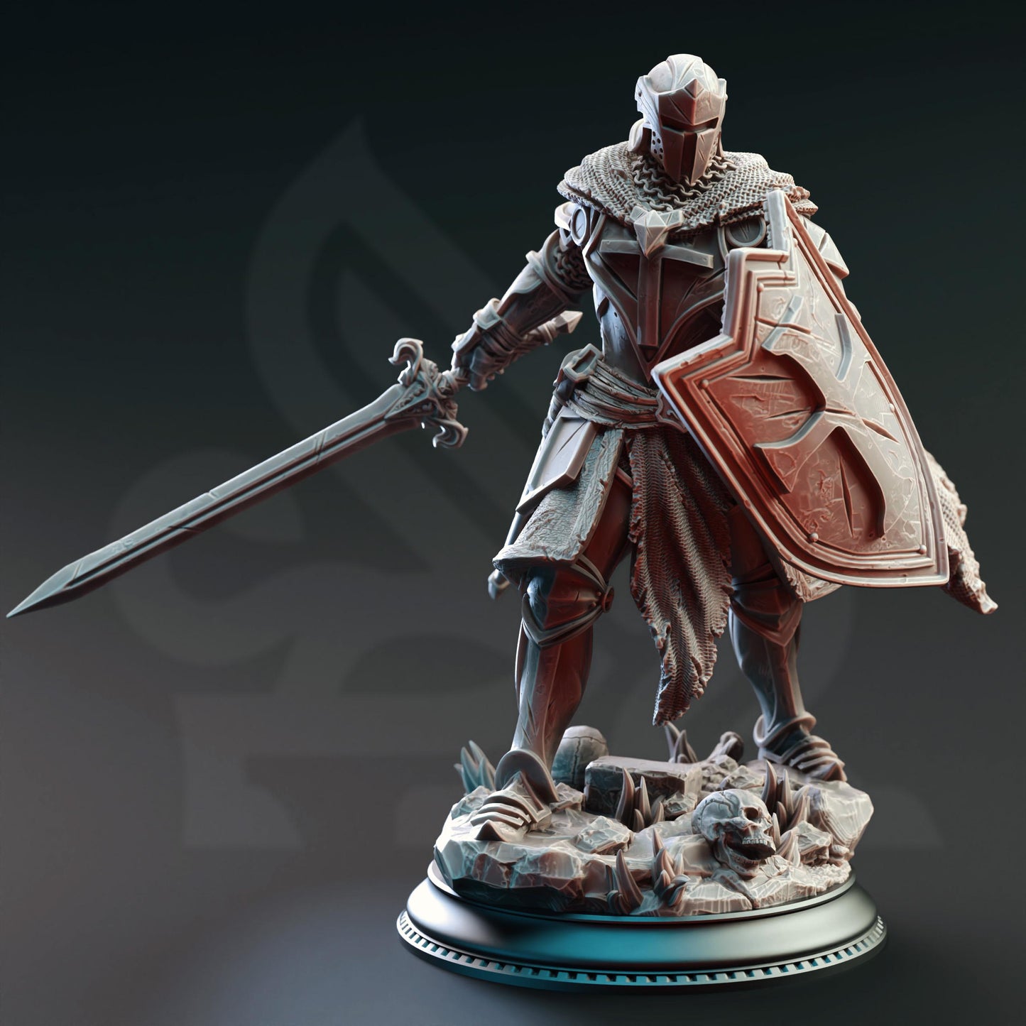 Leopold the Undying - Cursed Paladin (Medium) | DM Stash | Premium DnD Miniature High Quality Resin