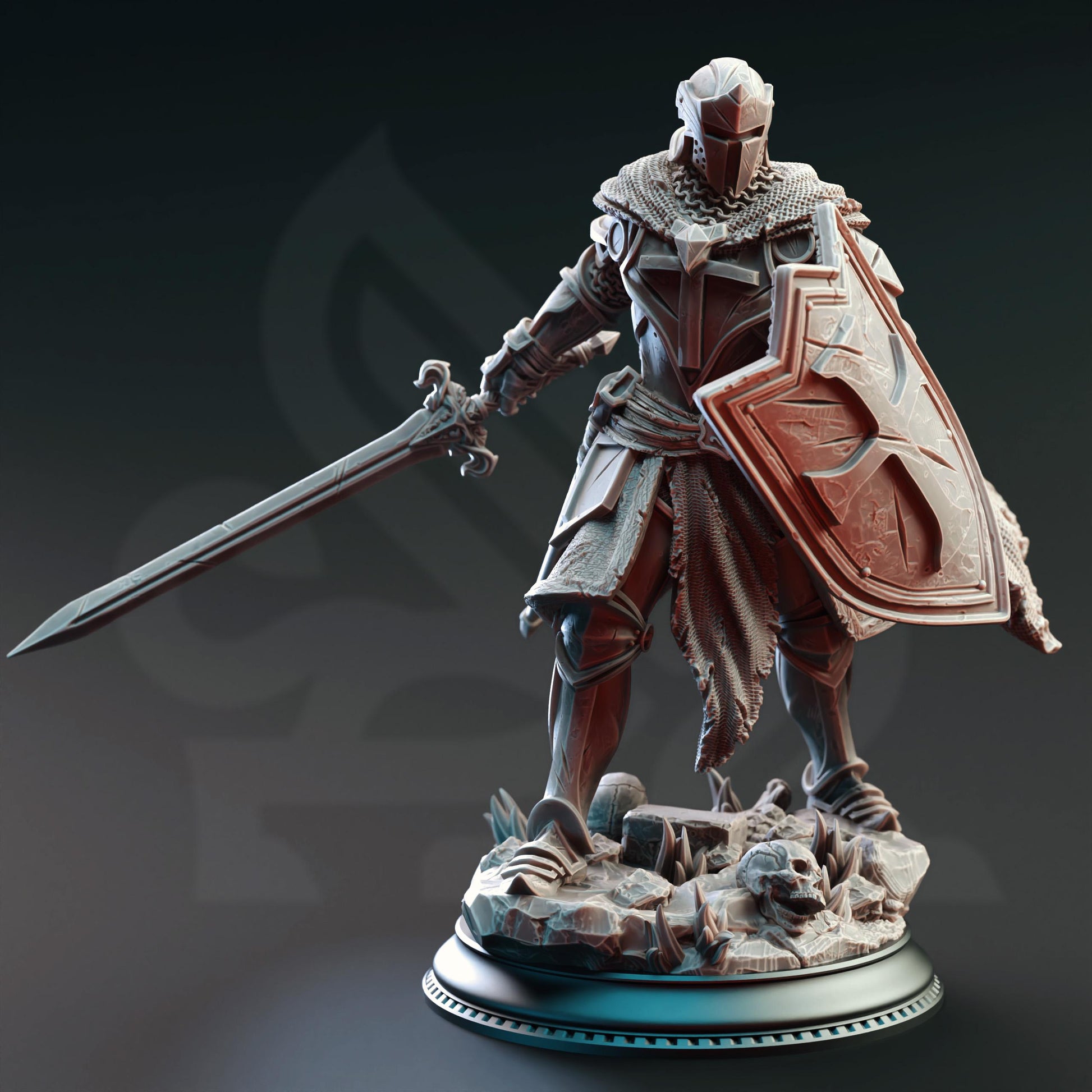 Leopold the Undying - Cursed Paladin (Medium) | DM Stash | Premium DnD Miniature High Quality Resin
