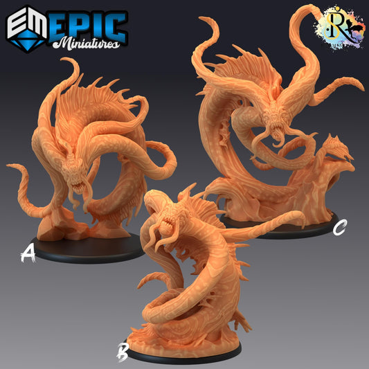Swamp Aboleth (Large) | #052 - Cruel Marshes - EPIC Miniatures | Enemy, Gross, Abomination, Cruel Marshes, EPIC, Emerging, Swamps, Gross