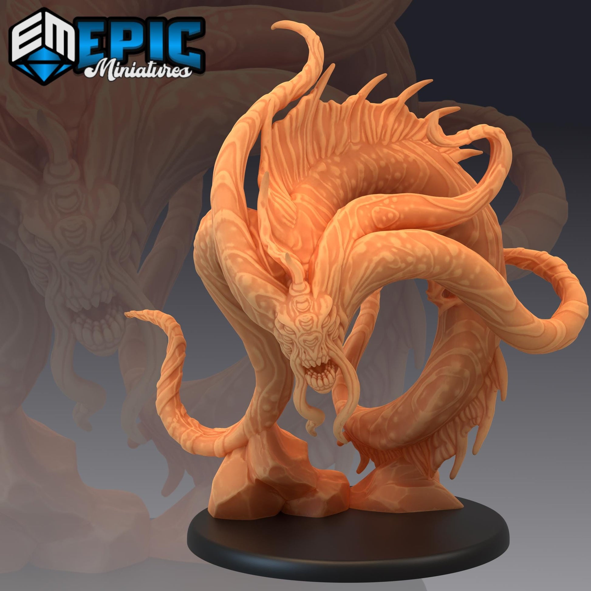 Swamp Aboleth (Large) | #052 - Cruel Marshes - EPIC Miniatures | Enemy, Gross, Abomination, Cruel Marshes, EPIC, Emerging, Swamps, Gross