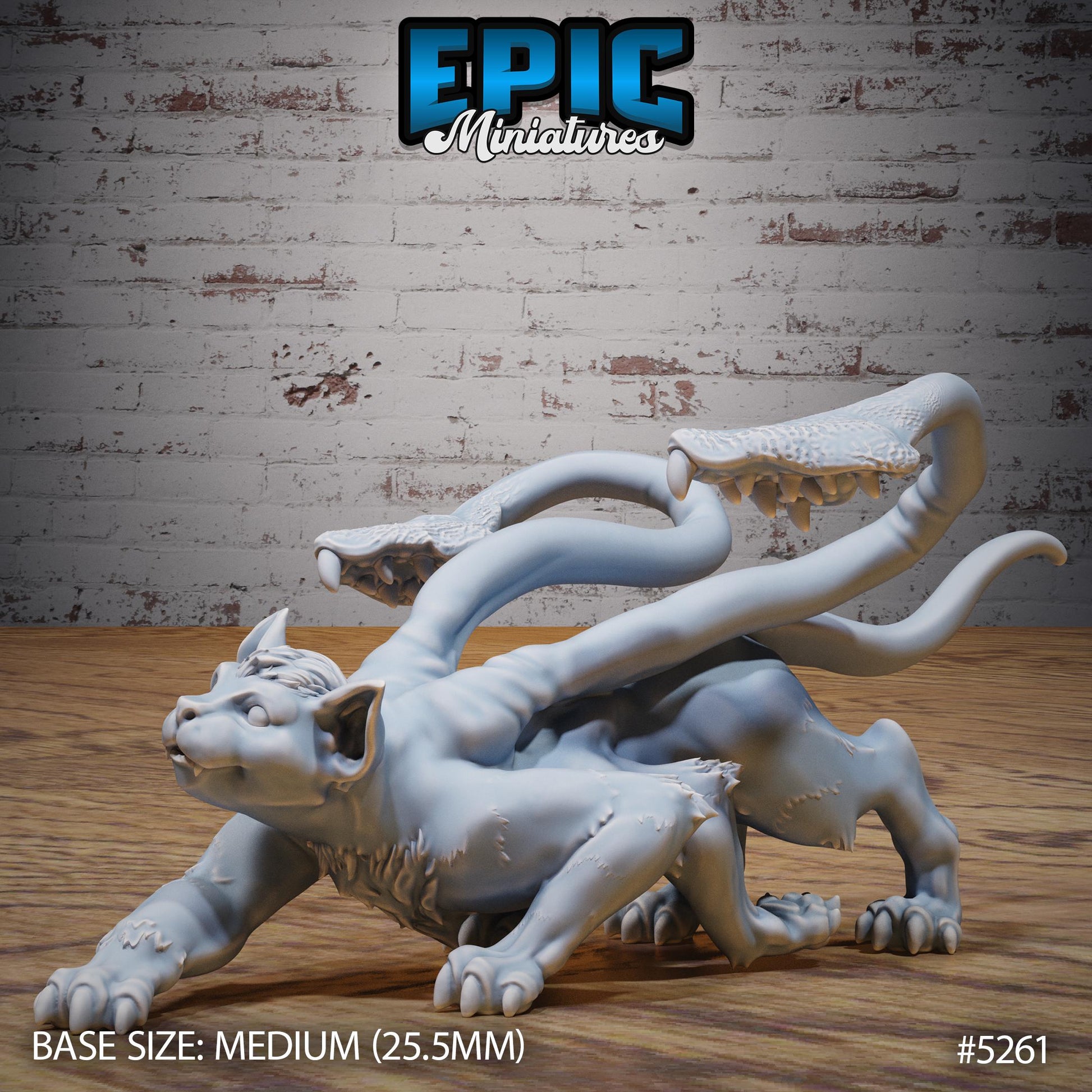 Baby Displacer Beast (Medium) | #119 - Ancient Nature EPIC Miniatures | High Quality Premium Resin | Phase Panther, Pup, Kitten, Cute