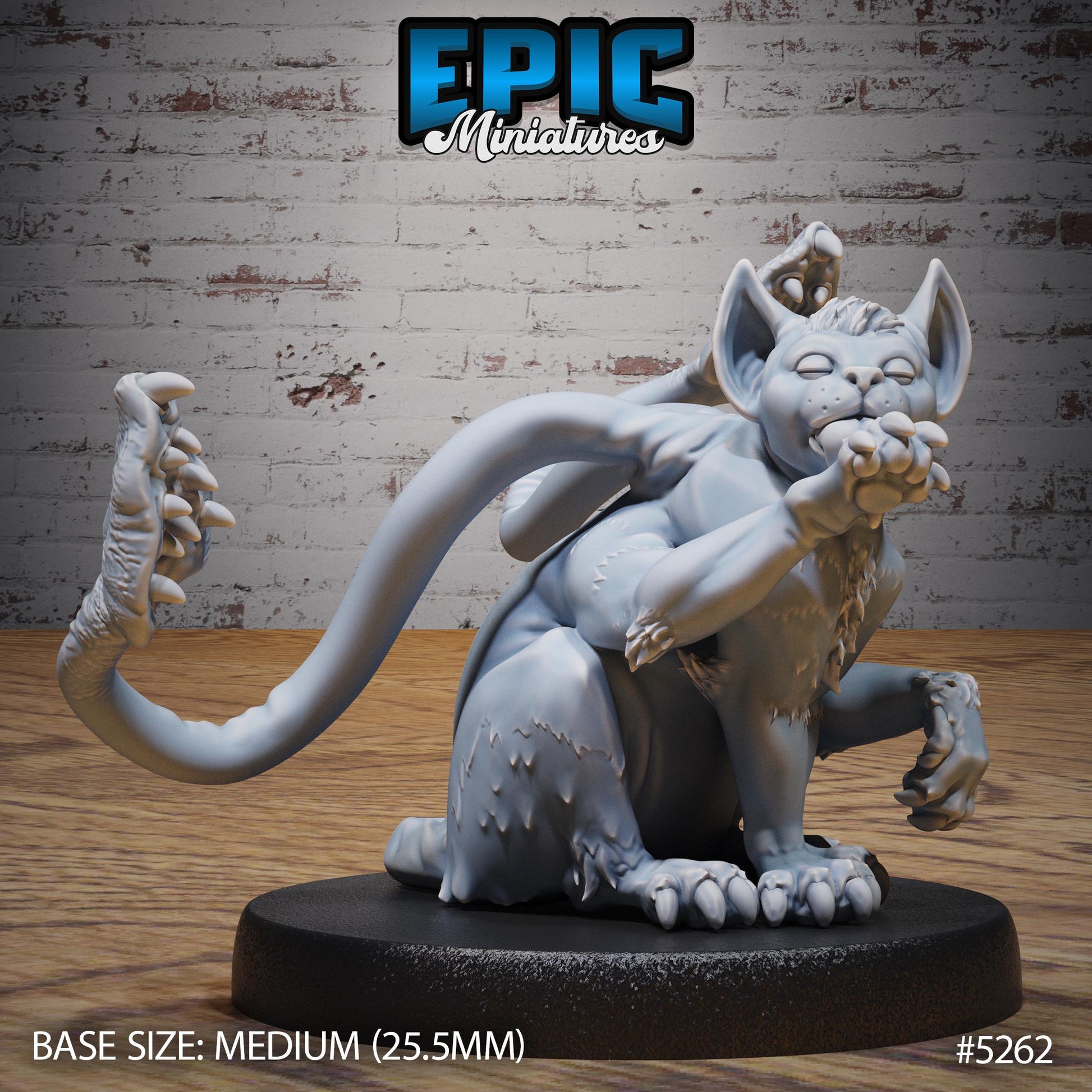 Baby Displacer Beast (Medium) | #119 - Ancient Nature EPIC Miniatures | High Quality Premium Resin | Phase Panther, Pup, Kitten, Cute