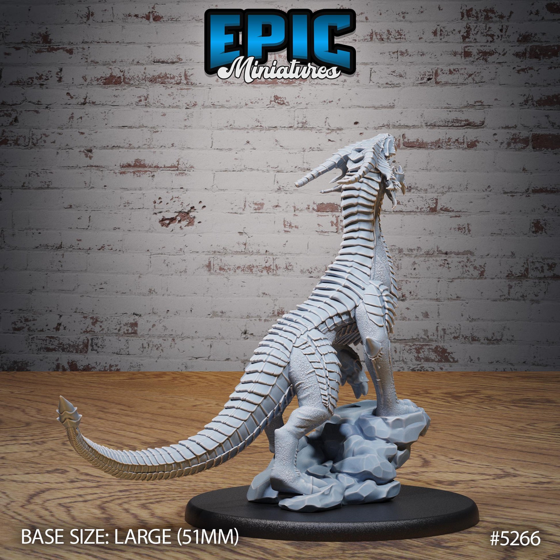 Guard Drake Copper (Large) | #119 - Ancient Nature EPIC Miniatures | High Quality Premium Resin | Dragon, Wyrm, Drakes, Saddle, Attack