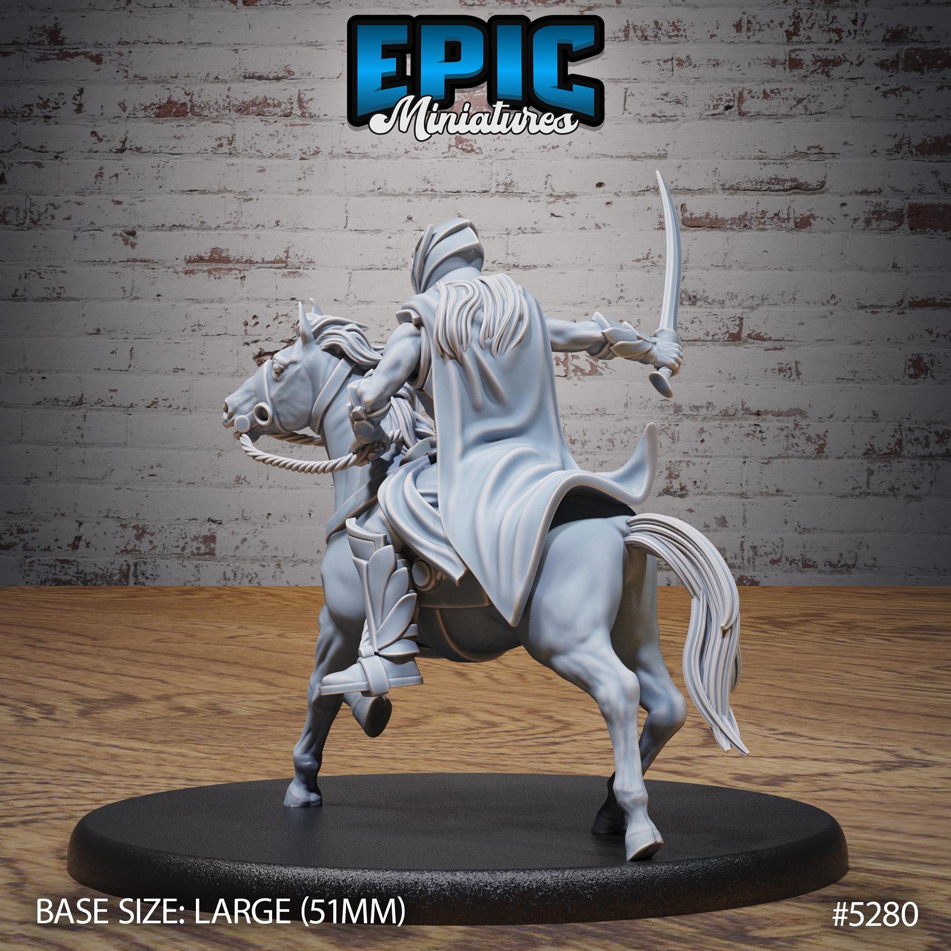 Elf Army 2 (Medium/Large) | #119 - Ancient Nature EPIC Miniatures | High Quality Premium Resin | Rider, Enemy, Horses, Horse, Ranger