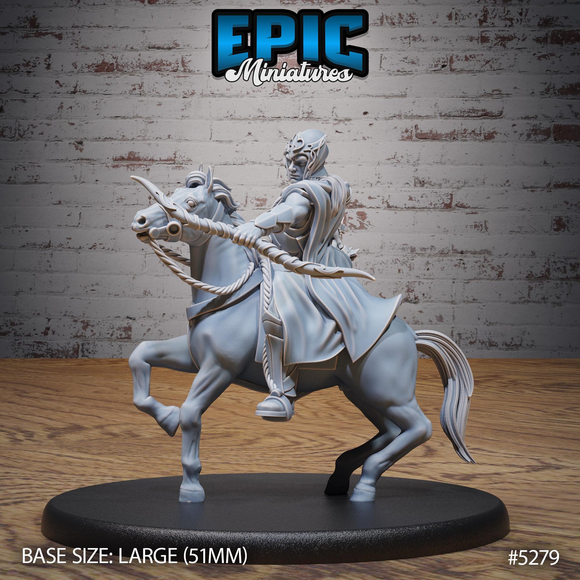 Elf Army 2 (Medium/Large) | #119 - Ancient Nature EPIC Miniatures | High Quality Premium Resin | Rider, Enemy, Horses, Horse, Ranger