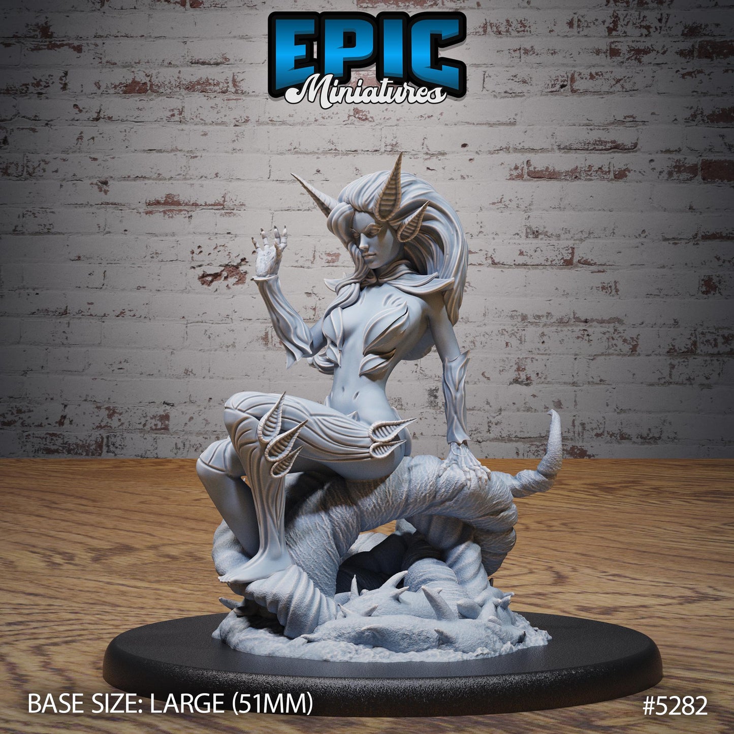 Forest Alraune (Large) | #119 - Ancient Nature EPIC Miniatures | High Quality Premium Resin | Plant Woman, Female, Creature, Beast, Petal