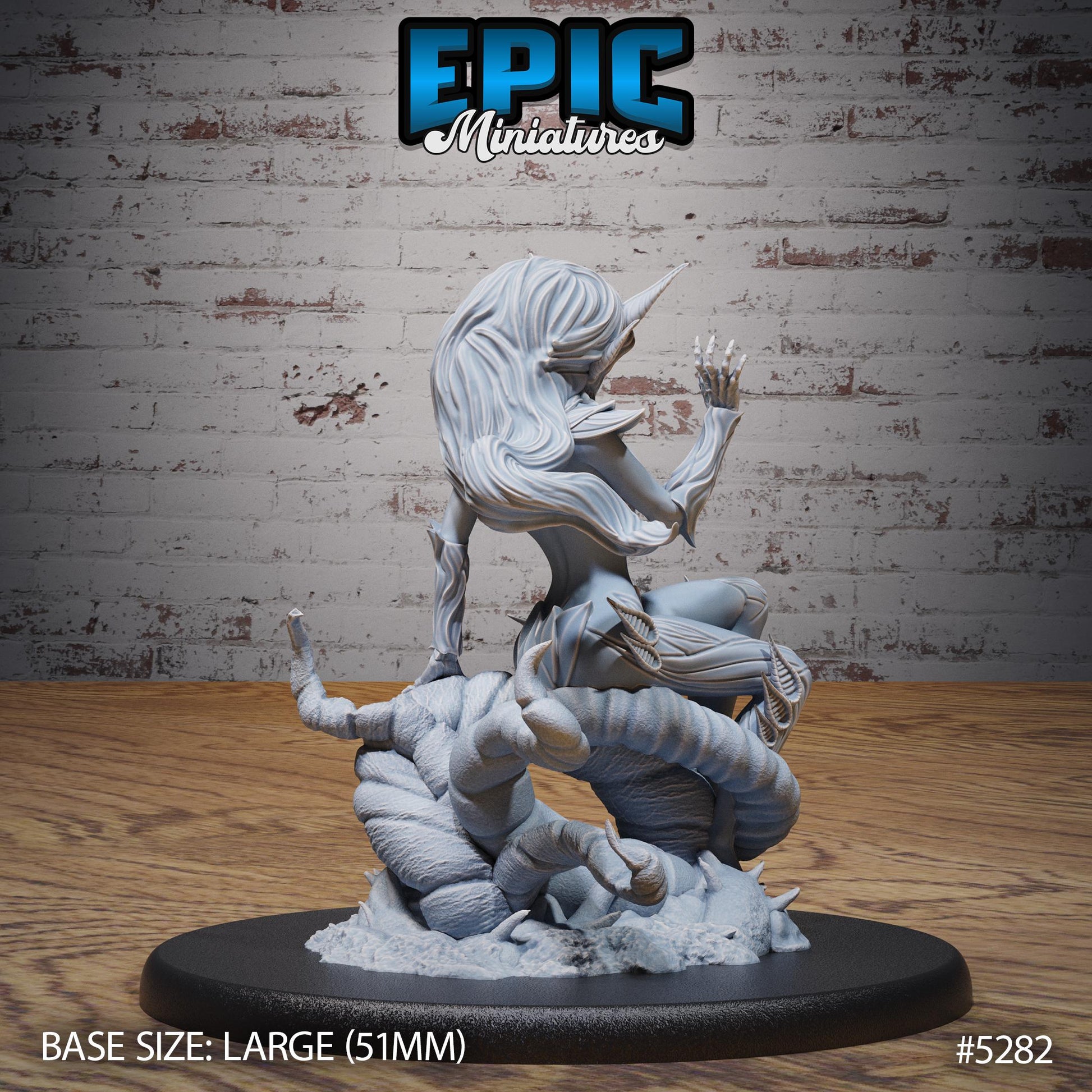 Forest Alraune (Large) | #119 - Ancient Nature EPIC Miniatures | High Quality Premium Resin | Plant Woman, Female, Creature, Beast, Petal