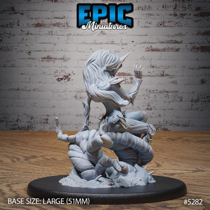 Forest Alraune (Large) | #119 - Ancient Nature EPIC Miniatures | High Quality Premium Resin | Plant Woman, Female, Creature, Beast, Petal