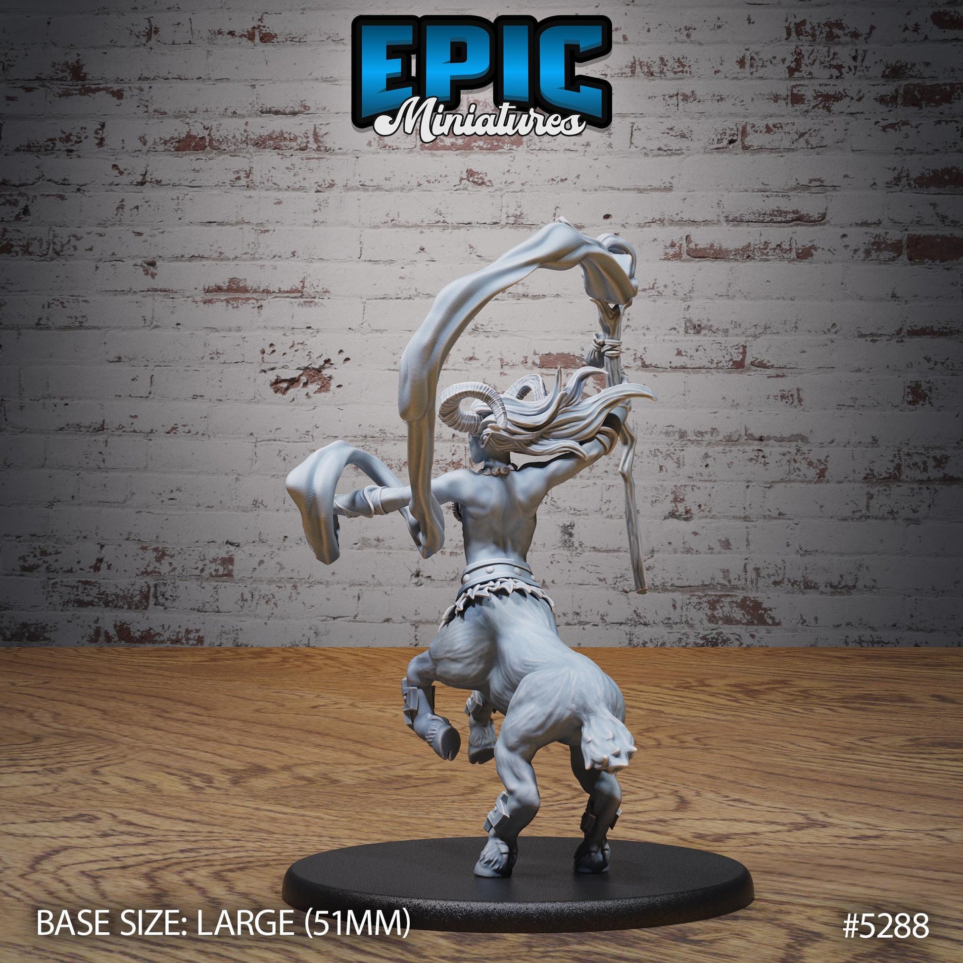 Faun Centaur (Large) | #119 - Ancient Nature EPIC Miniatures | High Quality Premium Resin | Female, Satyr, Ranger, Druid, Woman, Fey