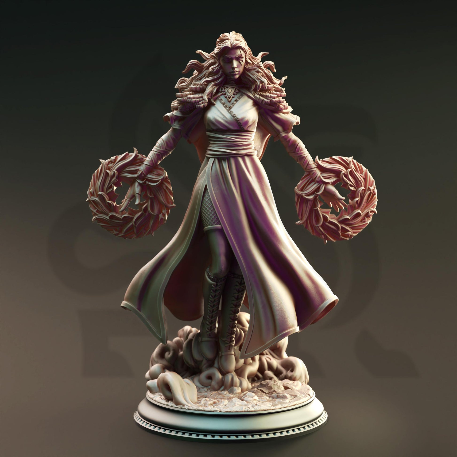 Tyria Ravensong - Dark Sorceress | Cogs of Revolution | DM STASH | High Quality Resin