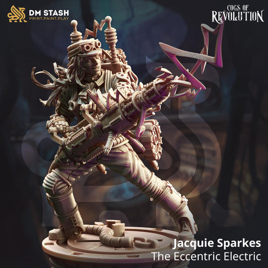 Jacquie Sparkes - The Eccentric Electric | Cogs of Revolution | DM STASH | High Quality Resin