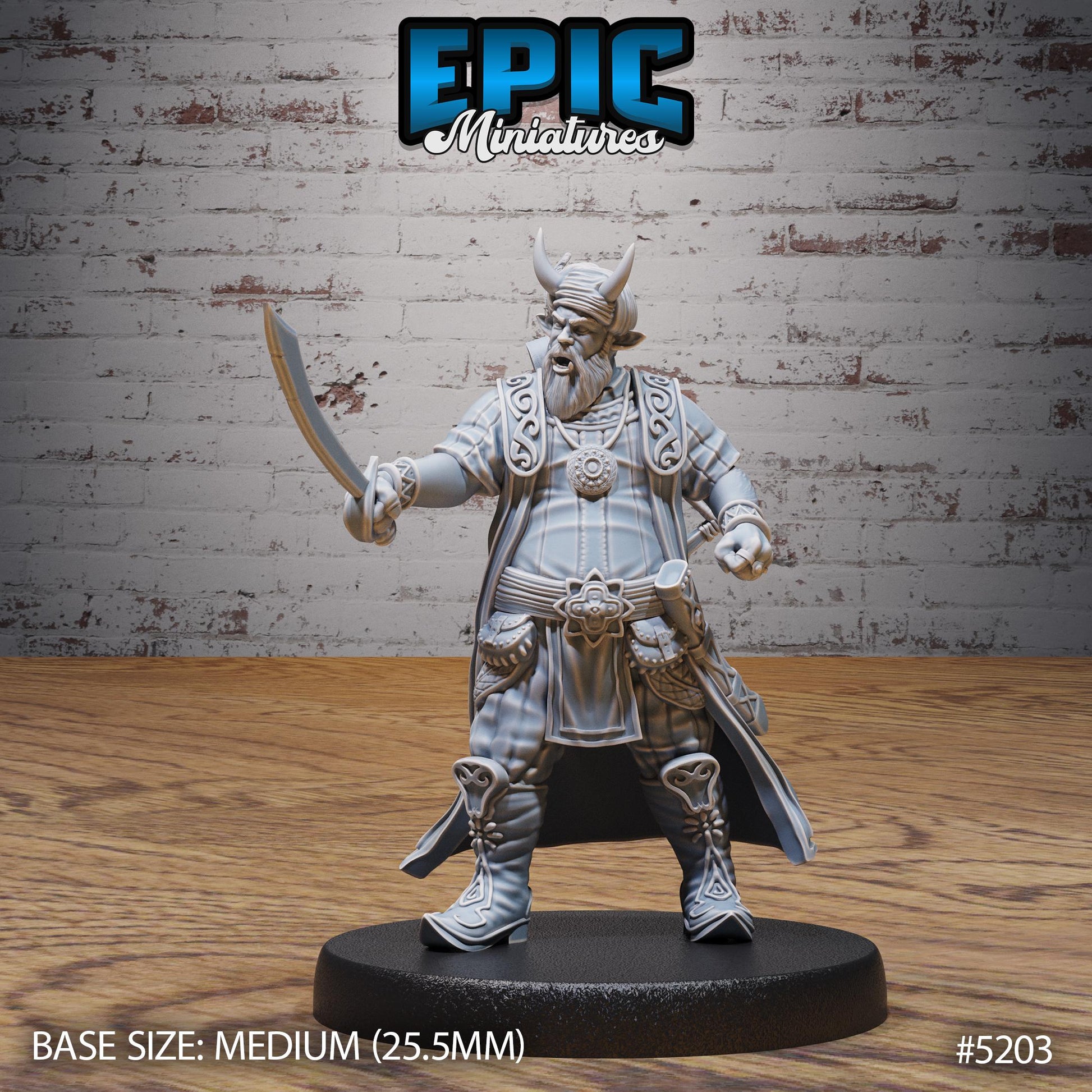 Tiefling Merchant (Medium) | #118 - Oriental Fortress - EPIC | NPC, Citizen, Bow, Shopkeeper, Trader, Vendor, Sword, Furs