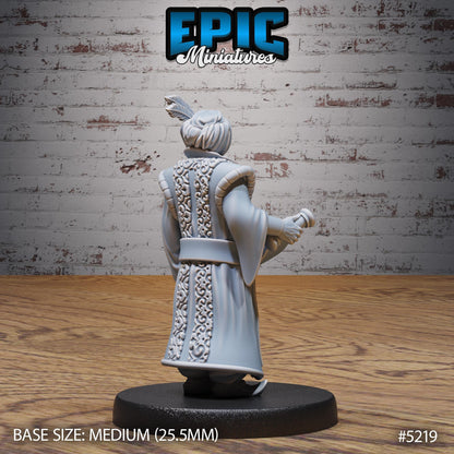 Oriental Army A (Medium) |Premium DnD Minis High Quality Resin Miniature| Soldier, Guard Merchant, Arabian Desert, Middle East, Scroll, Male