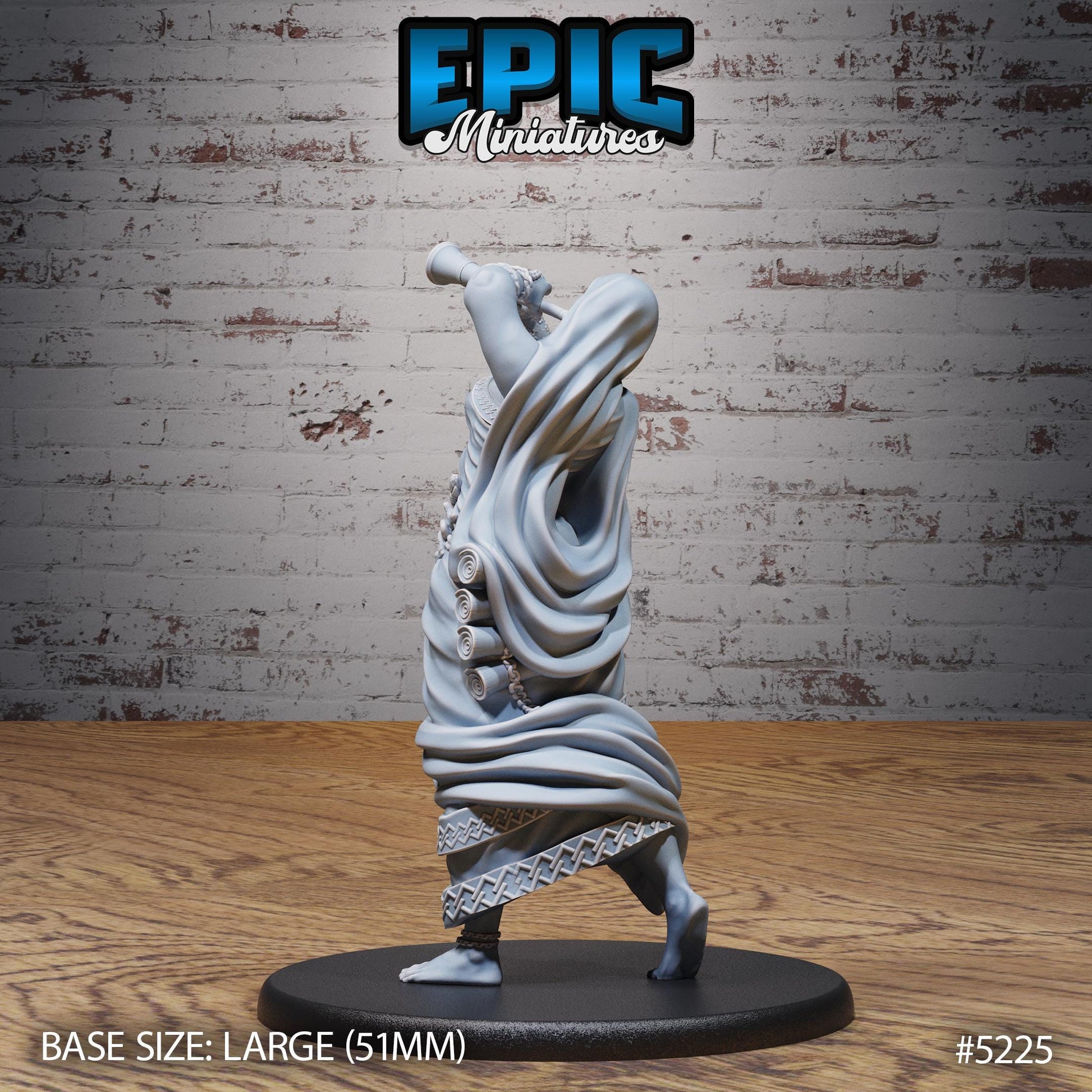 Mystic Mage (Large) | #118 - Oriental Fortress - EPIC | Female, Meditation, Buddha, Magic, Genie, Staff, Trumpet, Flute