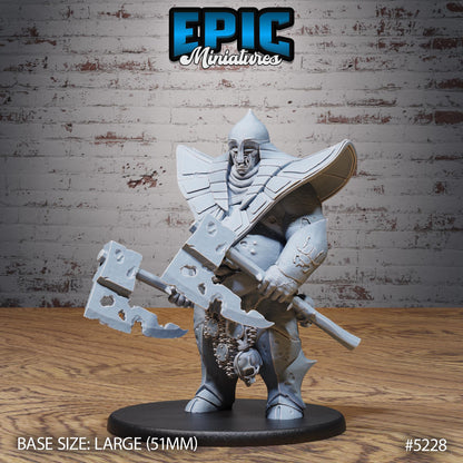 Viziers Abomination (Large) | #118 - Oriental Fortress - EPIC | Male, Evil, Monster, Axes, Hammer, Big, Ugly, Skeleton, Skull