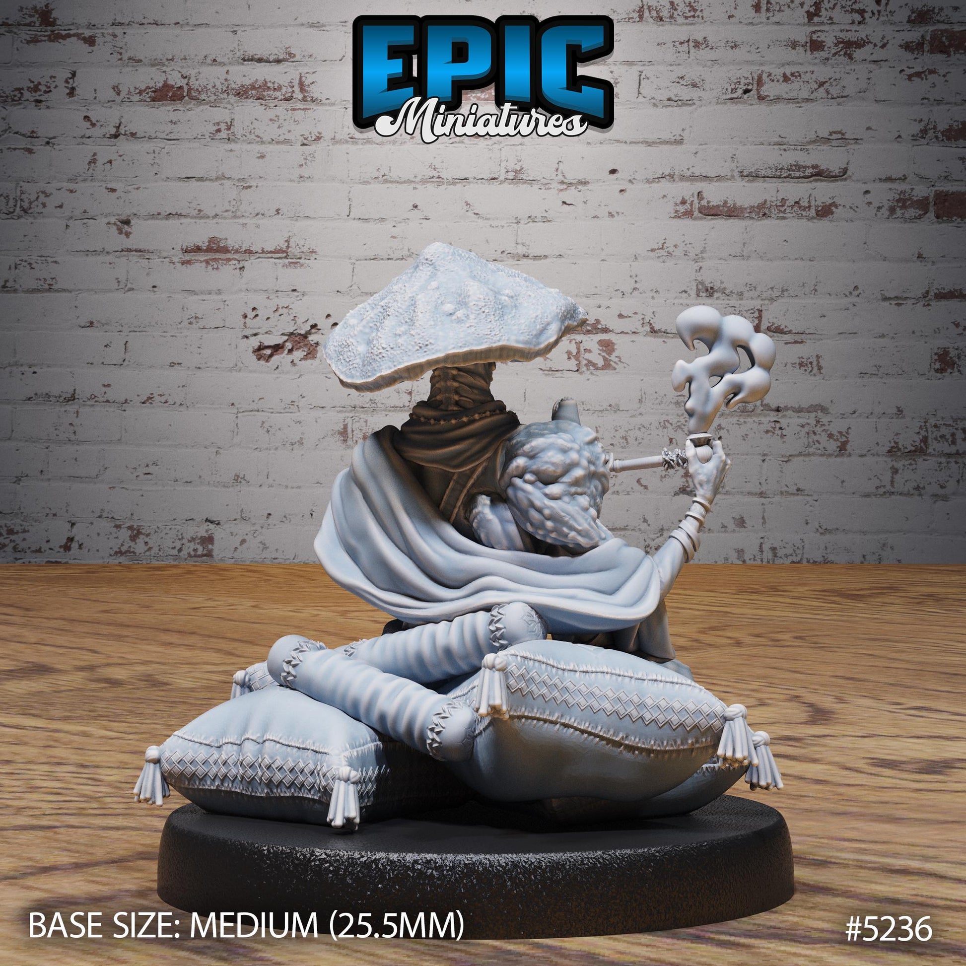 Oriental Fungi Merchant (Medium) | #118 - Oriental Fortress - EPIC | Mushroom, Myconid, Middle East Trader, Seller, NPC, Pipe