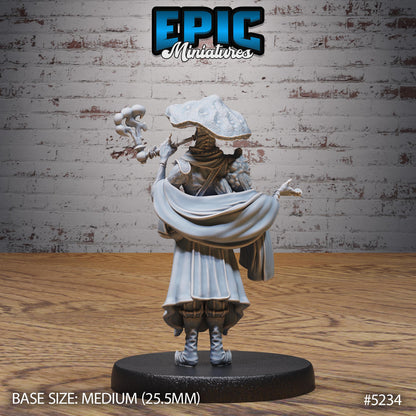 Oriental Fungi Merchant (Medium) | #118 - Oriental Fortress - EPIC | Mushroom, Myconid, Middle East Trader, Seller, NPC, Pipe