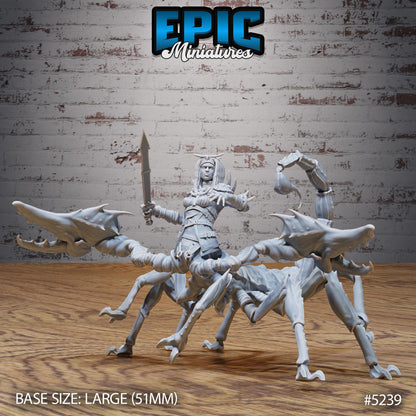 Scorpion Centaur Lady (Large) | #118 - Oriental Fortress - EPIC | Female, Crab, Spear, Sword, Lobster, Monster, Abomination
