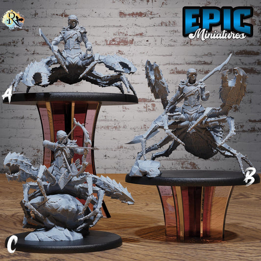 Scorpion Centaur Warrior (Large) | #118 - Oriental Fortress - EPIC | Male, Crab, Spear, Sword, Lobster, Monster, Abomination