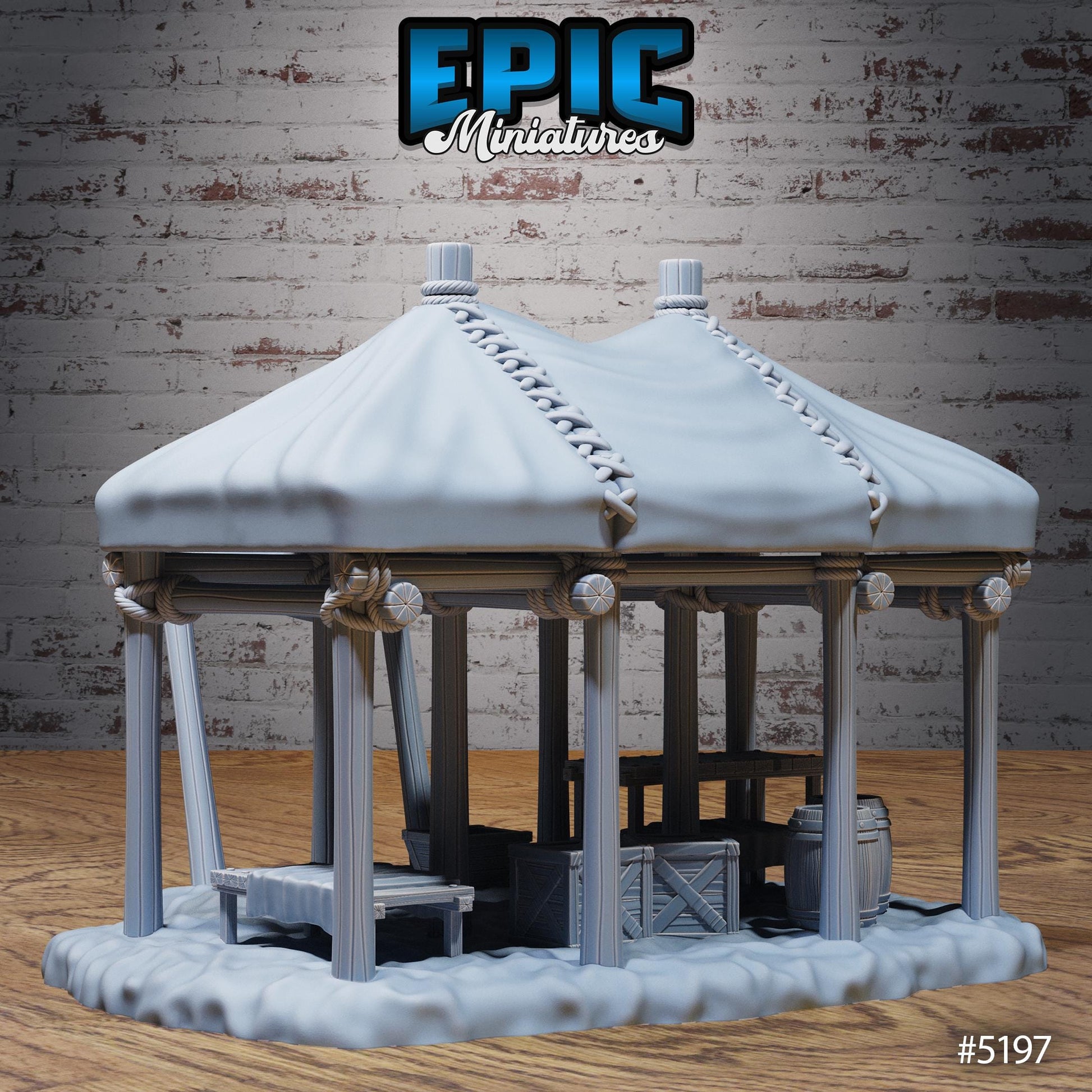 Oriental Merchant Tents | #118 - Oriental Fortress - EPIC | City, Buildings, Trader, Booth, Stand, Bananas,