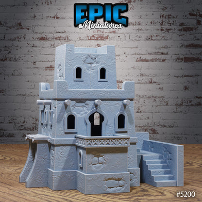 Oriental Building v2 | #118 - Oriental Fortress - EPIC | House, Store, Structure, Shopping, Awning, Eastern, Market, Town
