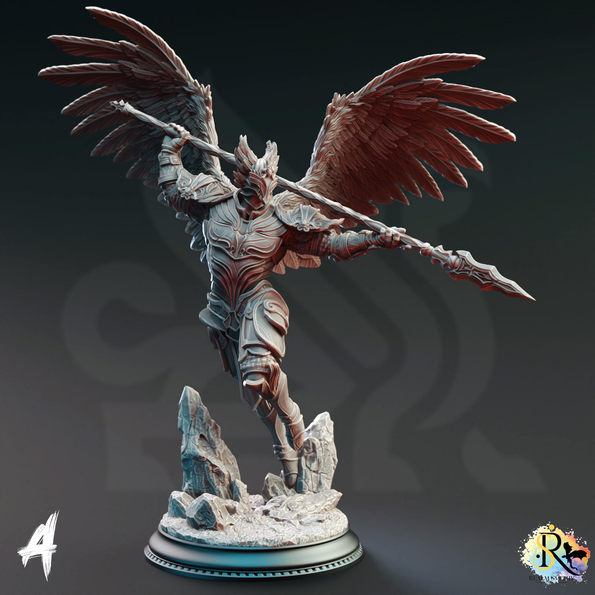 Angels of Syelden - Selvaneri Warriors (Medium) | DM Stash | Devils & Divine Pack
