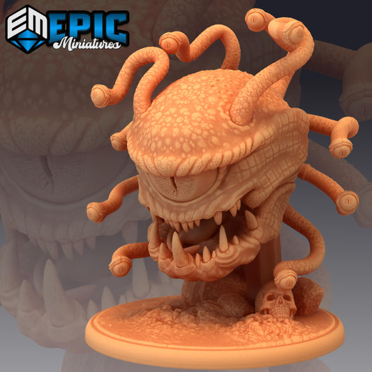 Beholder Miniature (Large)| Premium DnD Miniatures with High Quality Resin | DnD Monster Eye Tyrant | Underdark, Beast, Eyes, Aberration