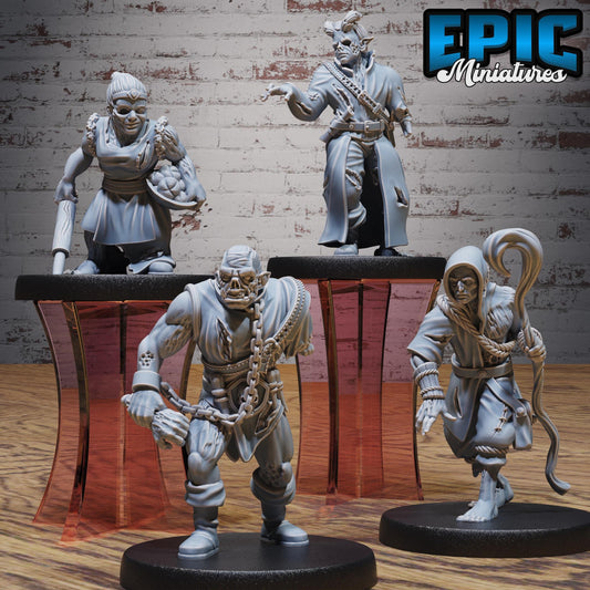 More Zombie Villagers (Medium) | #121 - Bloody Night | EPIC Miniatures | High Quality Premium Resin