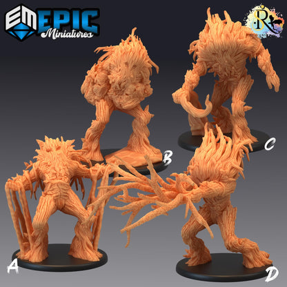 Shambling Mound (Large) | #052 - Cruel Marshes - EPIC Miniatures | Vines, Ooze, Swamp, Marsh, Attack, Enemy, Plant, Shambler, Animated