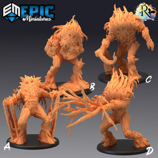 Shambling Mound (Large) | #052 - Cruel Marshes - EPIC Miniatures | Vines, Ooze, Swamp, Marsh, Attack, Enemy, Plant, Shambler, Animated