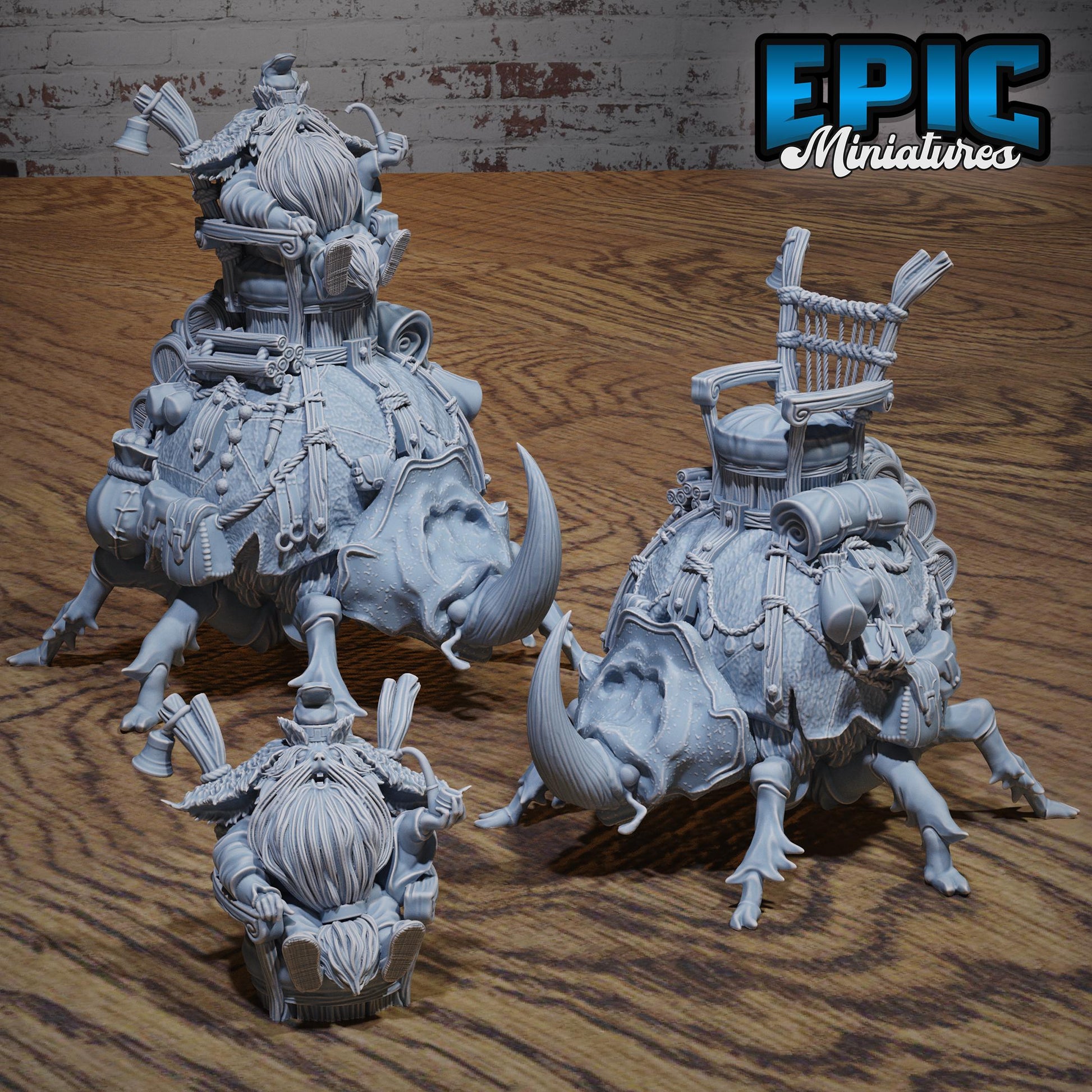 Giant Beetle Mount (Large) | #119 - Ancient Nature EPIC Miniatures | High Quality Premium Resin | Bug, Riding, Tamer, Druid, Insect