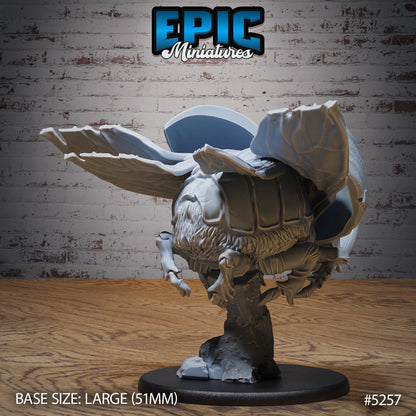 Giant Beetle (Large) | #119 - Ancient Nature EPIC Miniatures | High Quality Premium Resin | Bugs, Flying, Rhinoceros, Insects, Horn, Shell
