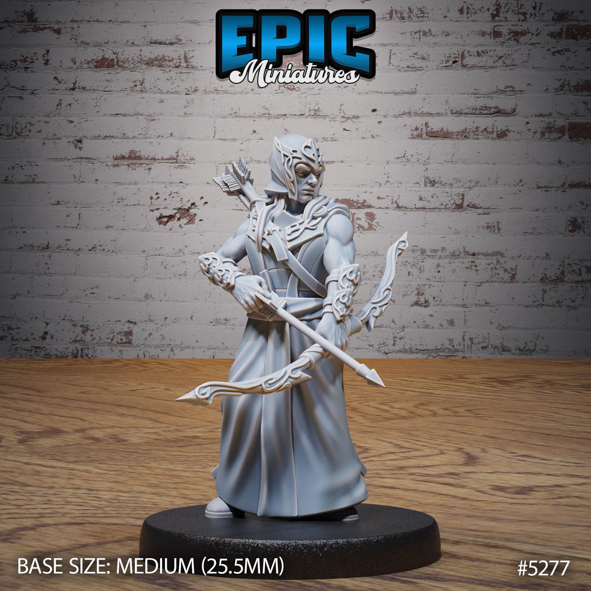 Elf Army 2 (Medium/Large) | #119 - Ancient Nature EPIC Miniatures | High Quality Premium Resin | Rider, Enemy, Horses, Horse, Ranger