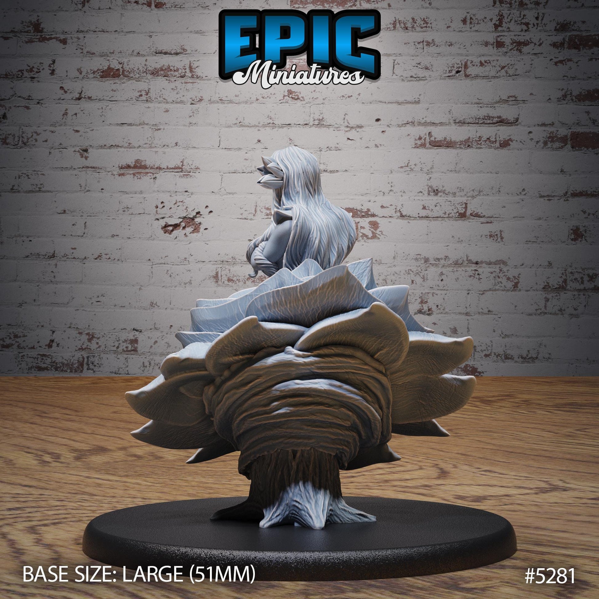 Forest Alraune (Large) | #119 - Ancient Nature EPIC Miniatures | High Quality Premium Resin | Plant Woman, Female, Creature, Beast, Petal