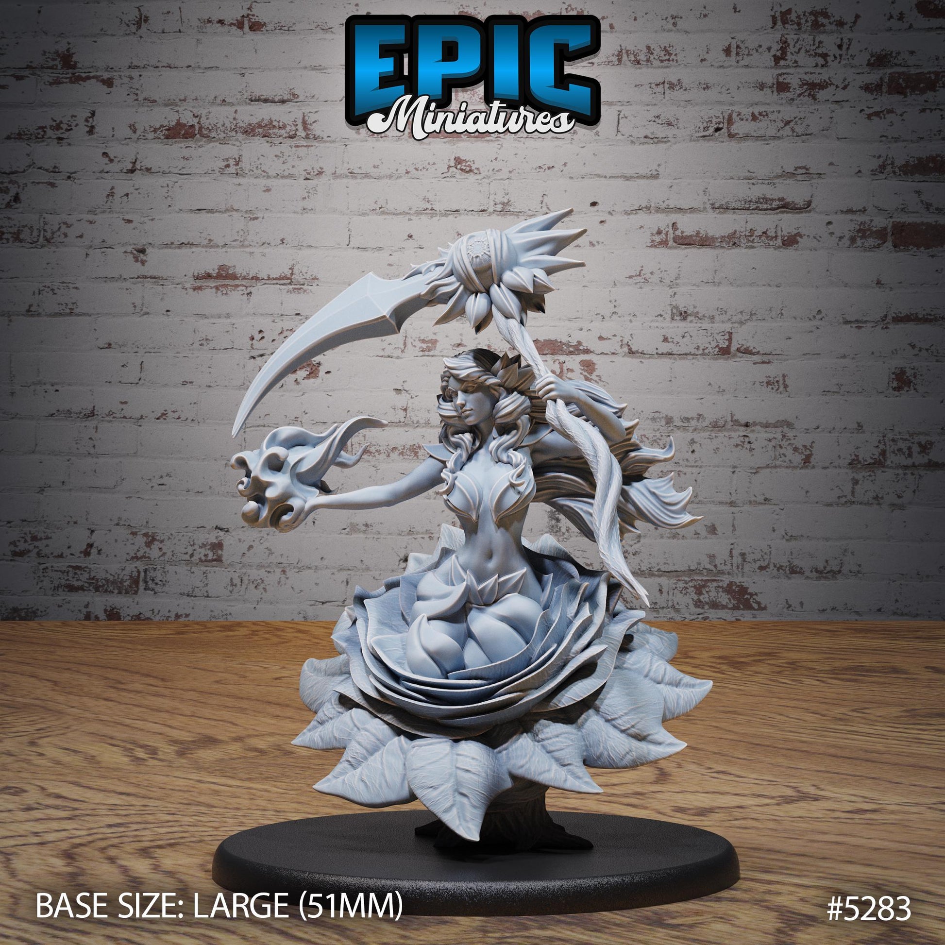 Forest Alraune (Large) | #119 - Ancient Nature EPIC Miniatures | High Quality Premium Resin | Plant Woman, Female, Creature, Beast, Petal