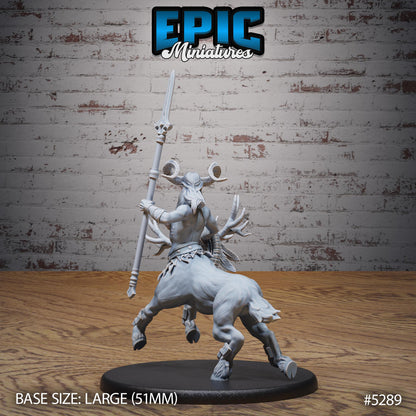 Faun Centaur (Large) | #119 - Ancient Nature EPIC Miniatures | High Quality Premium Resin | Female, Satyr, Ranger, Druid, Woman, Fey