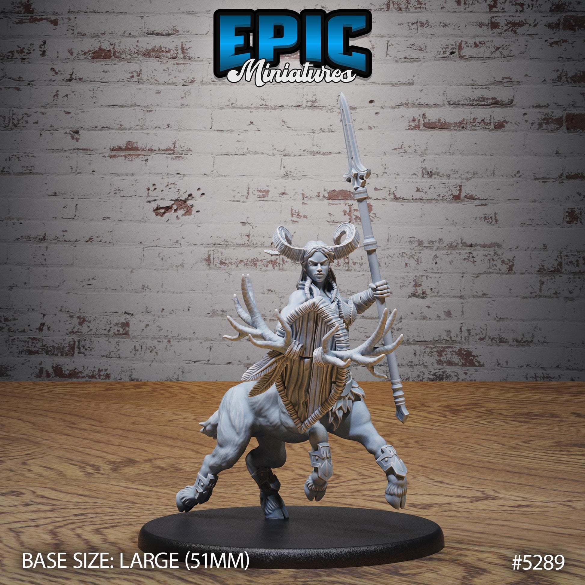 Faun Centaur (Large) | #119 - Ancient Nature EPIC Miniatures | High Quality Premium Resin | Female, Satyr, Ranger, Druid, Woman, Fey