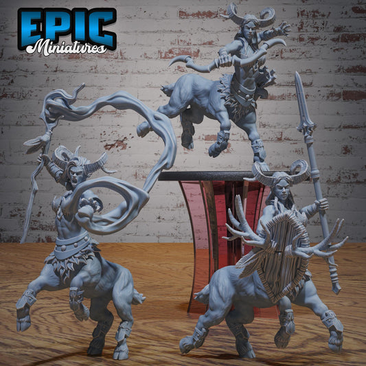 Faun Centaur (Large) | #119 - Ancient Nature EPIC Miniatures | High Quality Premium Resin | Female, Satyr, Ranger, Druid, Woman, Fey