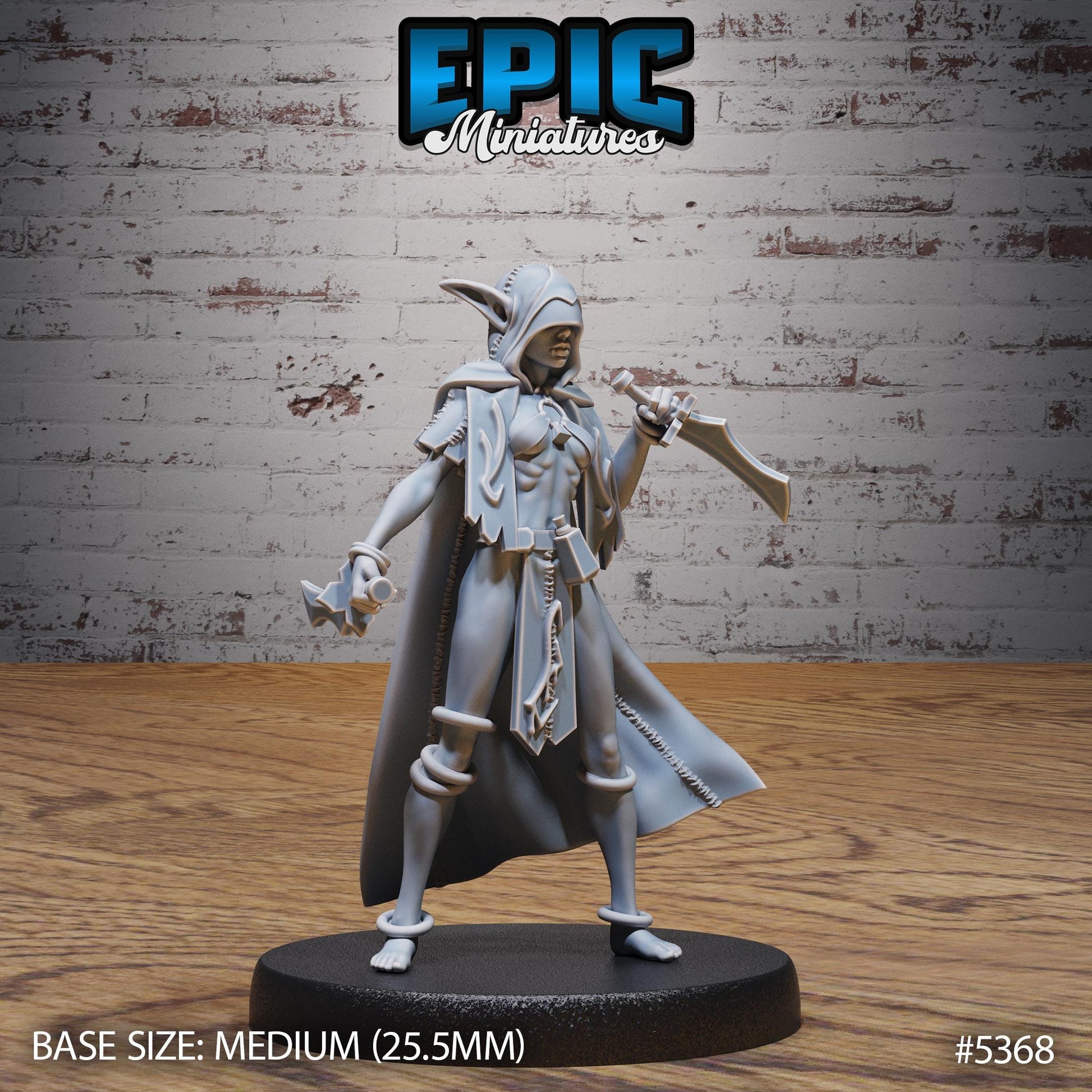 Elf Vampire Lady v1 (Medium) | #121 - Bloody Night | EPIC Miniatures | High Quality Premium Resin
