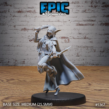 Elf Vampire Lady v2 (Medium) | #121 - Bloody Knight | EPIC Miniatures | High Quality Premium Resin