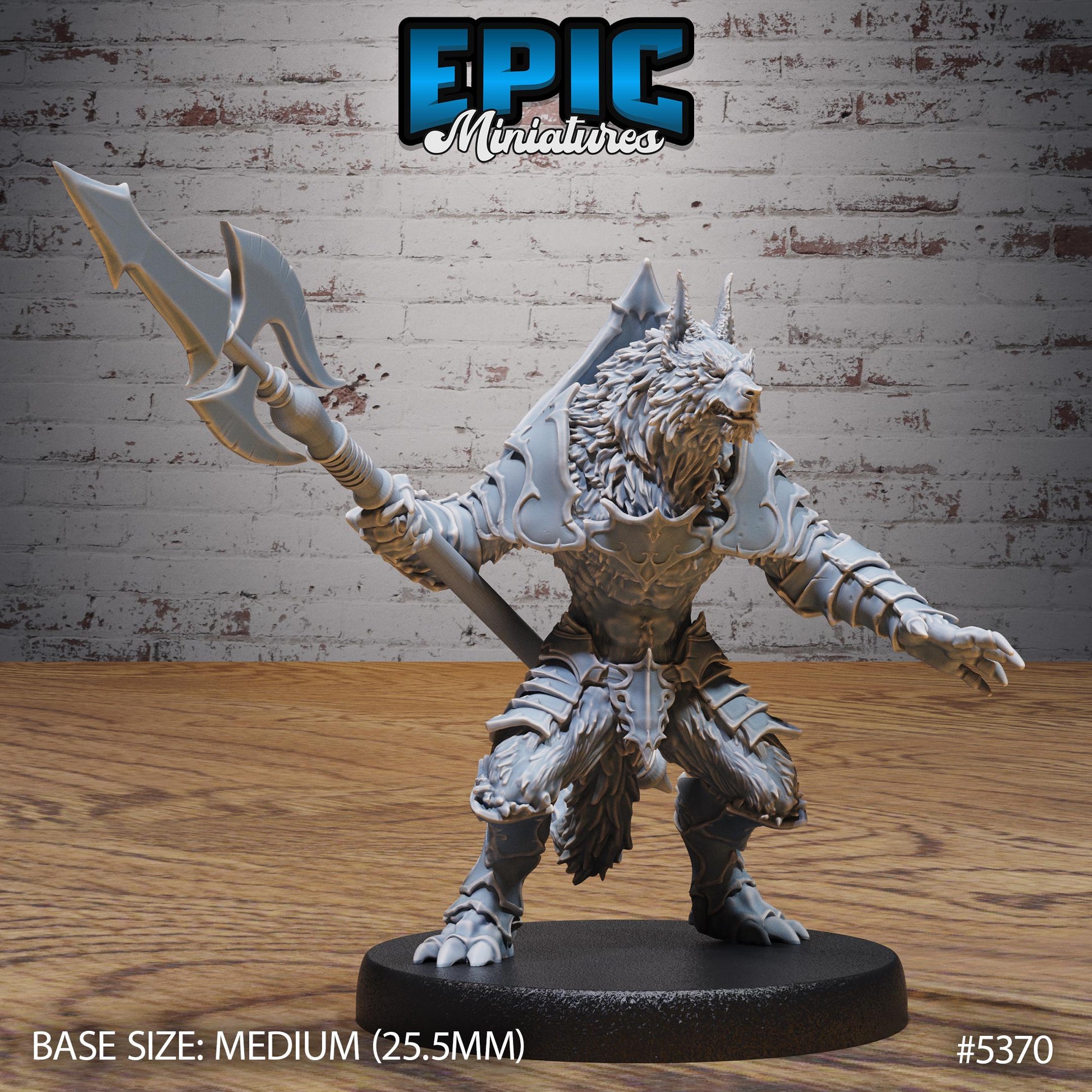 Werewolf Warrior (Medium) | #121 - Bloody Night | EPIC Miniatures | High Quality Premium Resin