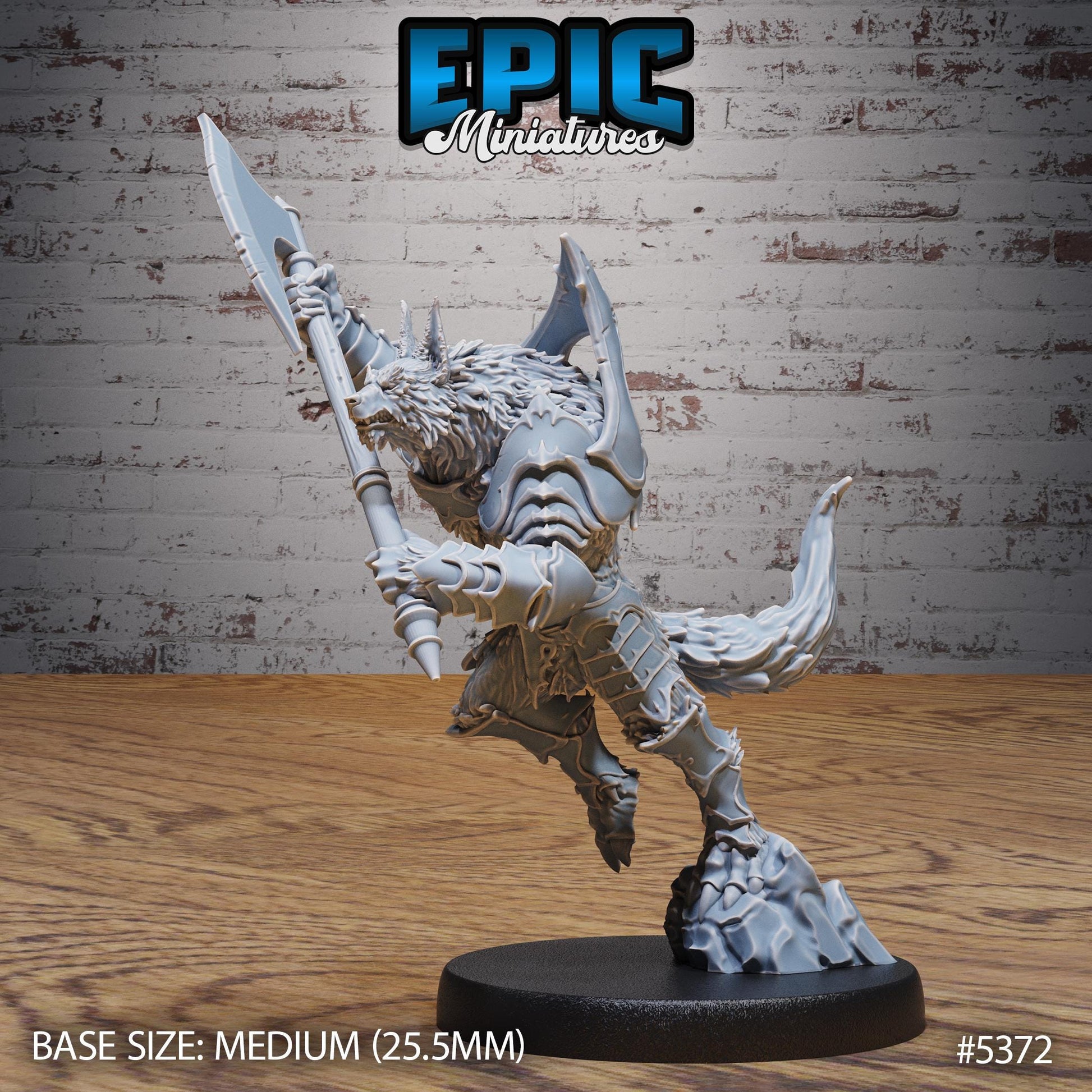 Werewolf Warrior (Medium) | #121 - Bloody Night | EPIC Miniatures | High Quality Premium Resin