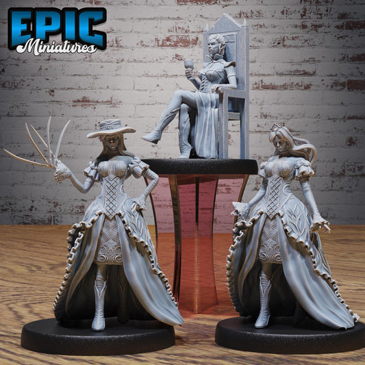 Royal Vampire Lady (Medium) | #121 - Bloody Night | EPIC Miniatures | High Quality Premium Resin
