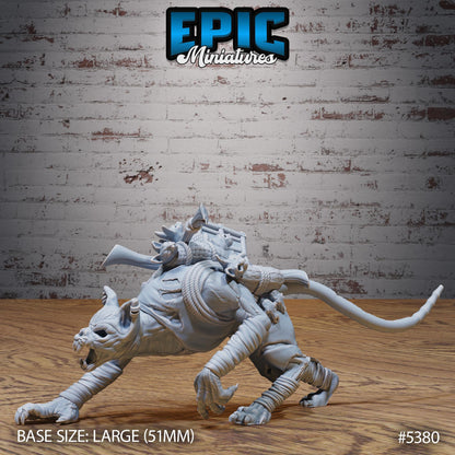 Catfolk Zombie (Large) | #121 - Bloody Night | EPIC Miniatures | High Quality Premium Resin