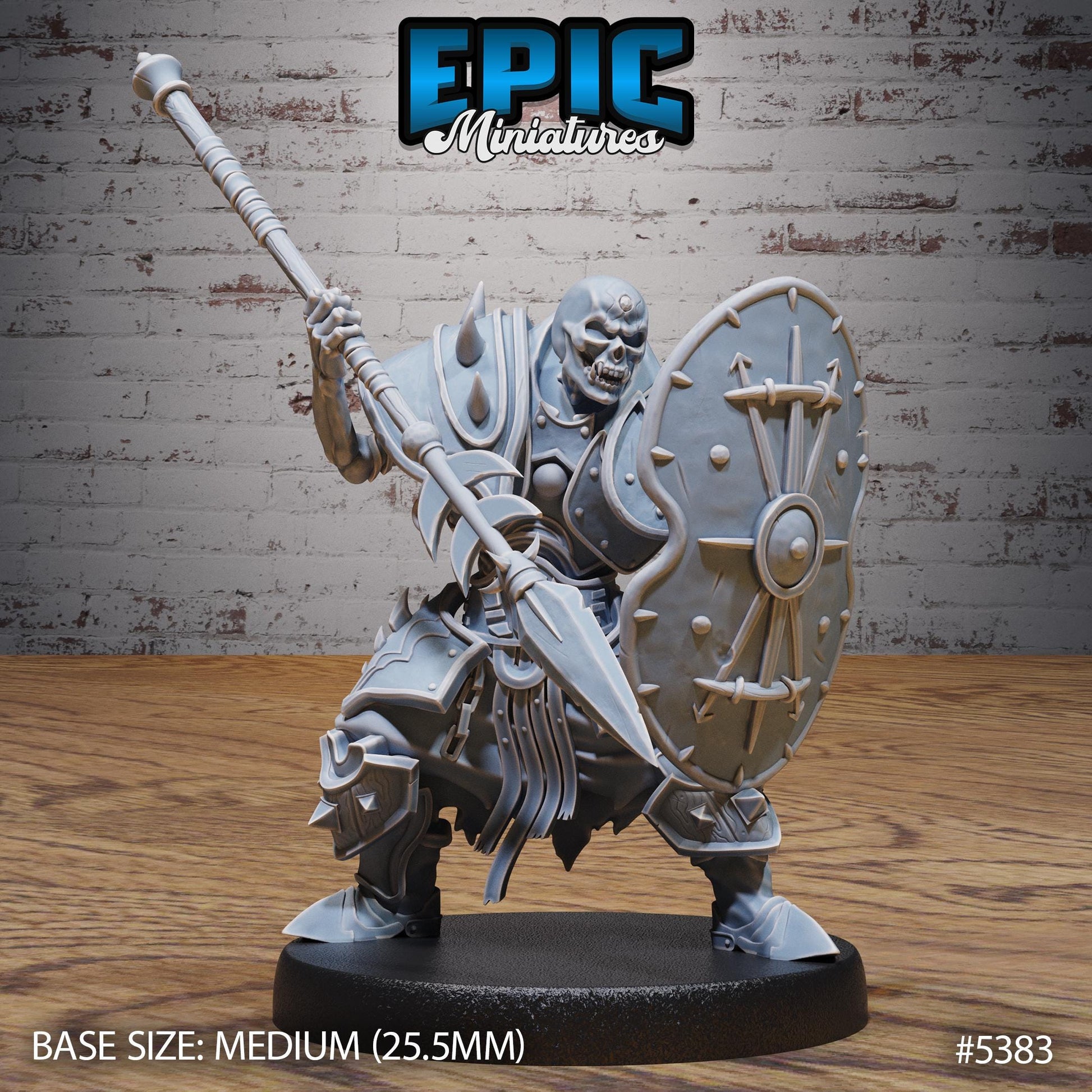 Skeleton Heavy Gladiator v1 (Medium) | #121 - Bloody Night | EPIC Miniatures | High Quality Premium Resin