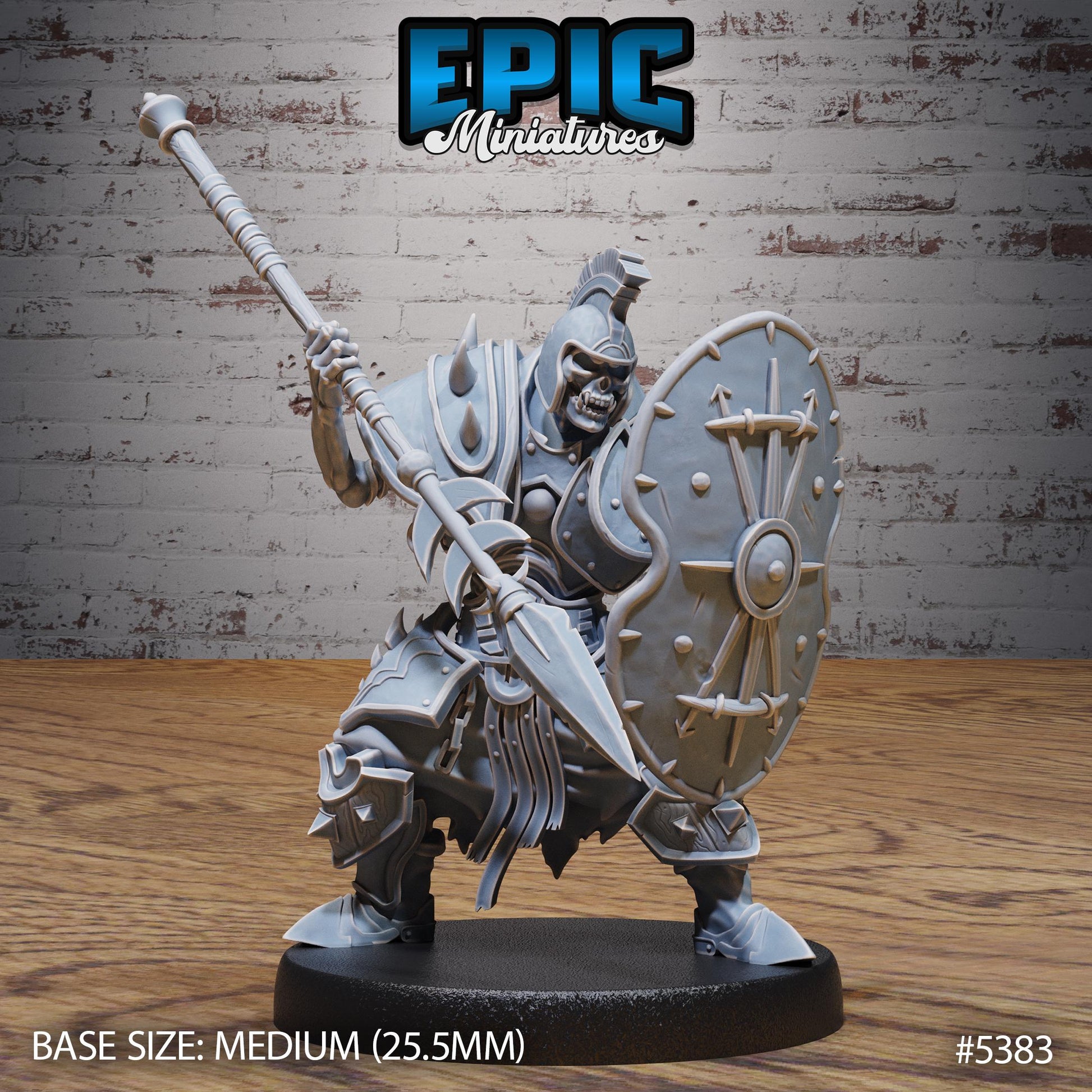 Skeleton Heavy Gladiator v2 (Medium) | #121 - Bloody Night | EPIC Miniatures | High Quality Premium Resin
