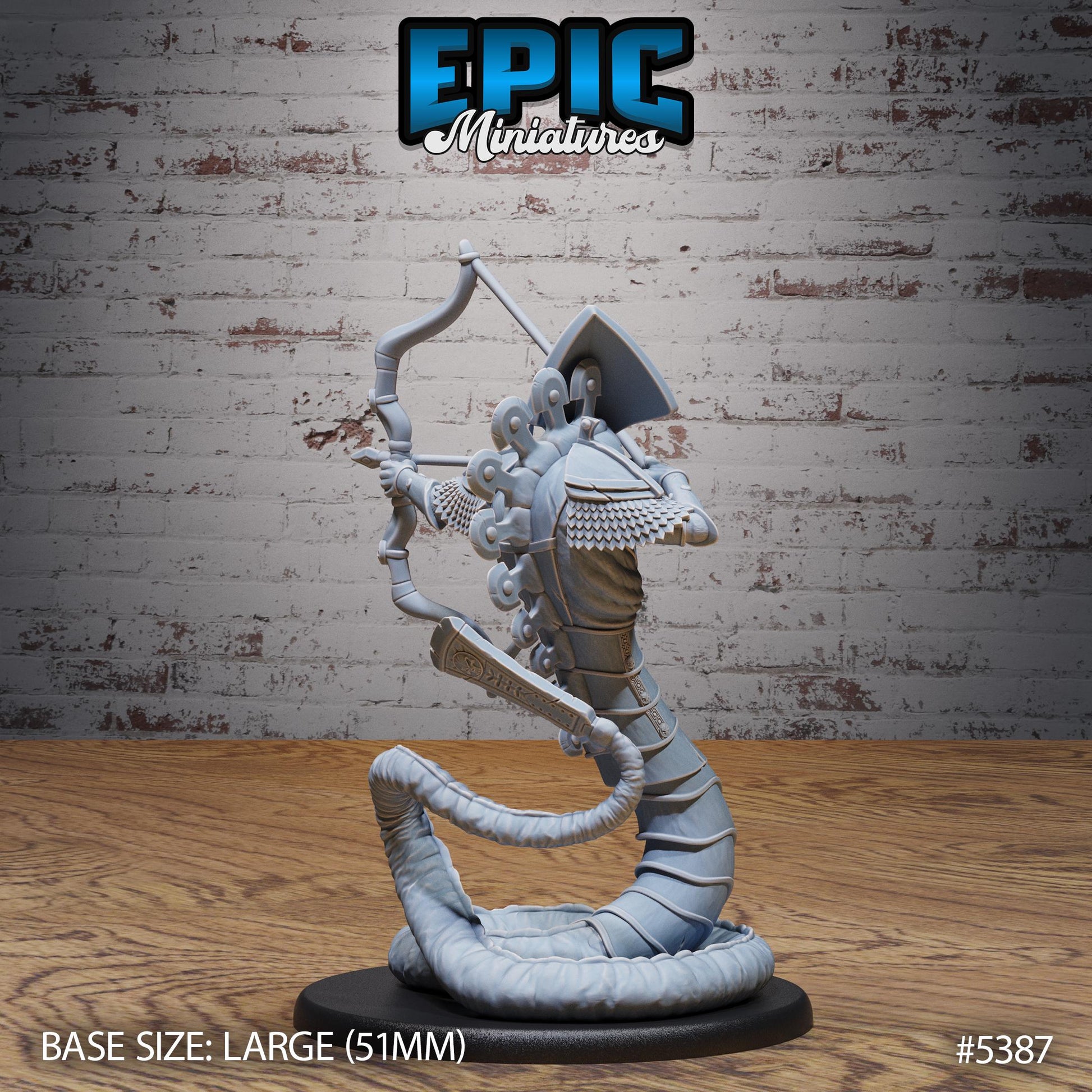 Death Serpent (Large) | #121 - Bloody Night | EPIC Miniatures | High Quality Premium Resin
