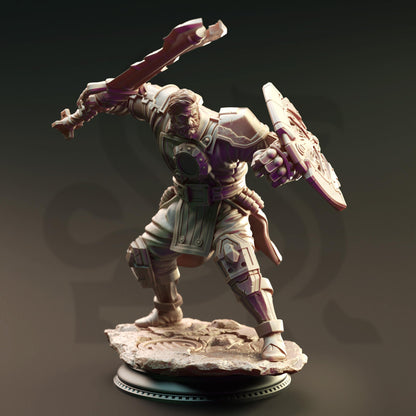 Brandyn Broadoak - Baldurian Enforcer | Cogs of Revolution | DM STASH | High Quality Resin