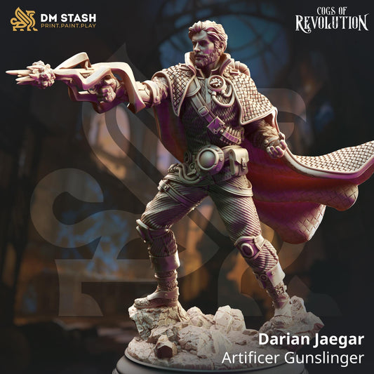 Darian Jaegar - Artificer Gunslinger | Cogs of Revolution | DM STASH | High Quality Resin