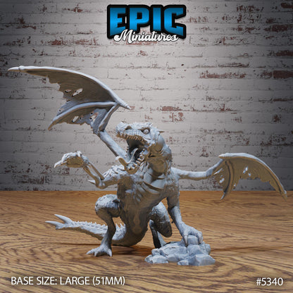 Miasma Dragon (Large) | #121 - Bloody Night | EPIC Miniatures | High Quality Premium Resin